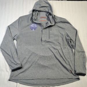 Grundens Pullover Hoodie Mens XXL Grey Livingston Raiders Coach drirelease 40071